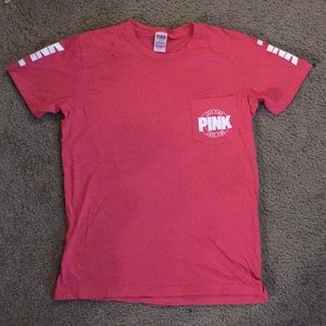 PINK Campus Crew T-shirt.
